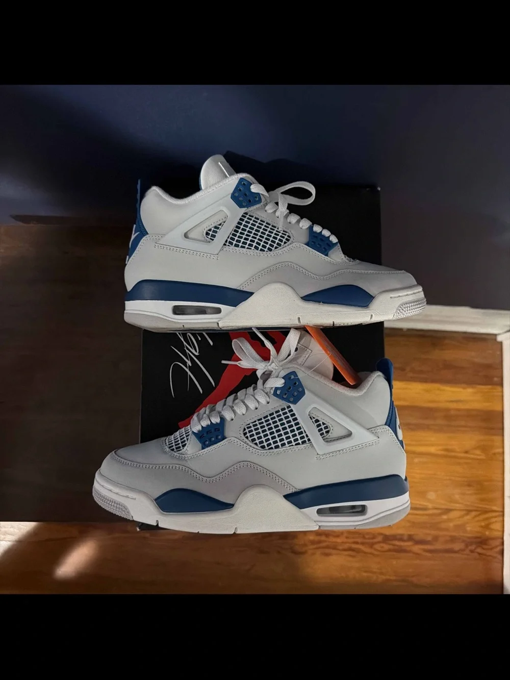 Jordan Gray and Black Sneaker Interior Label